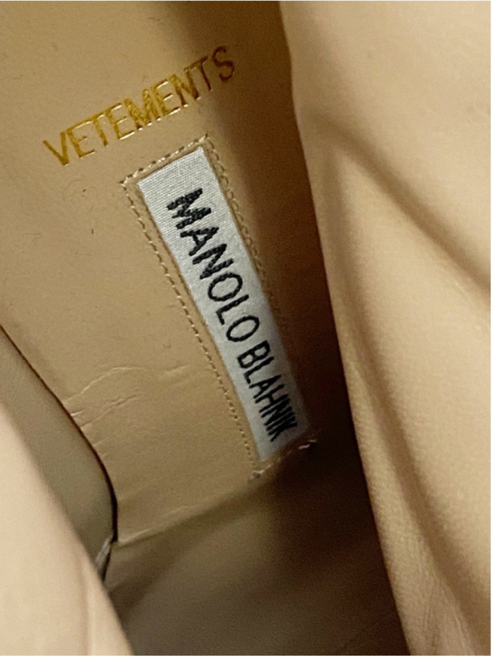 Vetements x Manolo Blahnik ankle boots size 37.5 - Picture 10 of 10